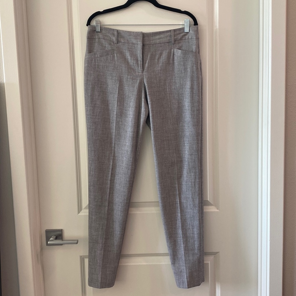 BCX Women’s/Juniors Straight Leg Dress Pants in Gray